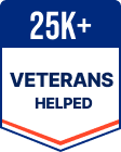 25K+ Veterans Helped